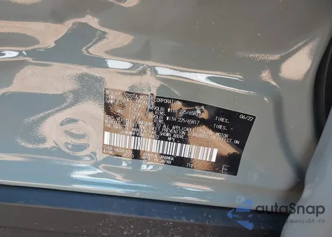 2022 Toyota Rav4 Hybrid Xle z USA, uszkodzony, nr VIN JTMRWRFV0ND154432